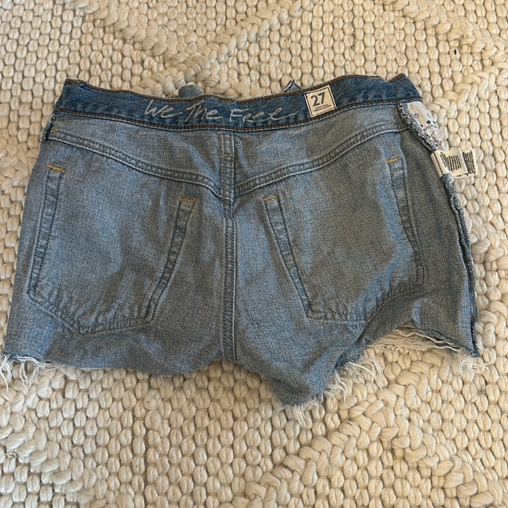 Free People Jean Shorts - Picture 3 of 6